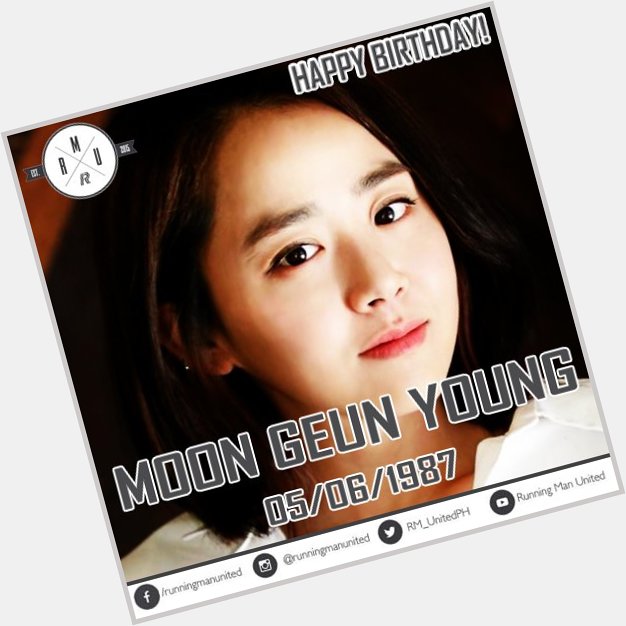 Happy Birthday Moon Geun Young! 
