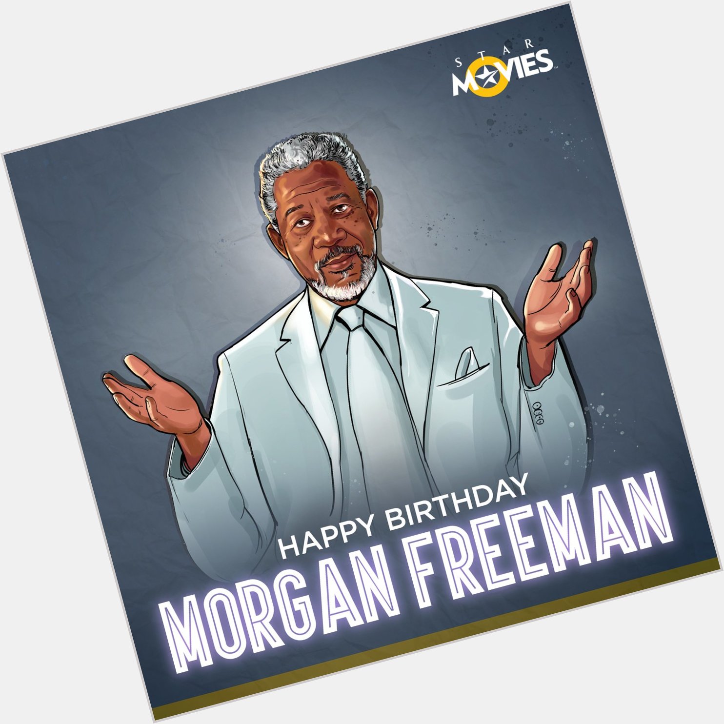 Happy Birthday to the iconic actor Morgan Freeman! 