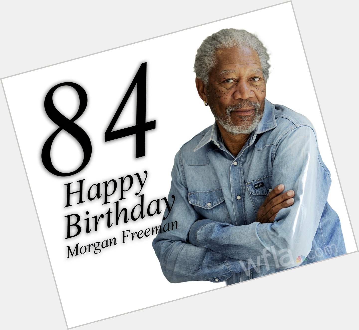 Join us in wishing a happy 84th birthday to actor Morgan Freeman.  