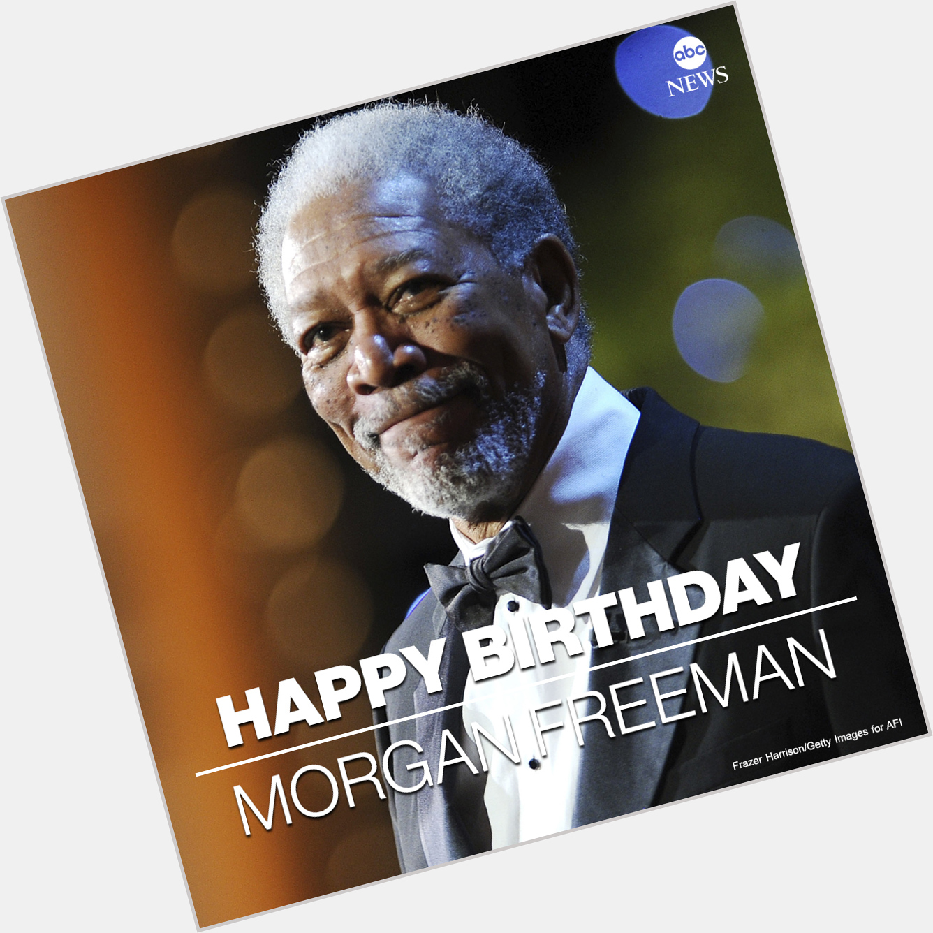 HAPPY BIRTHDAY: Oscar-winning actor Morgan Freeman turns 85 years old today.  