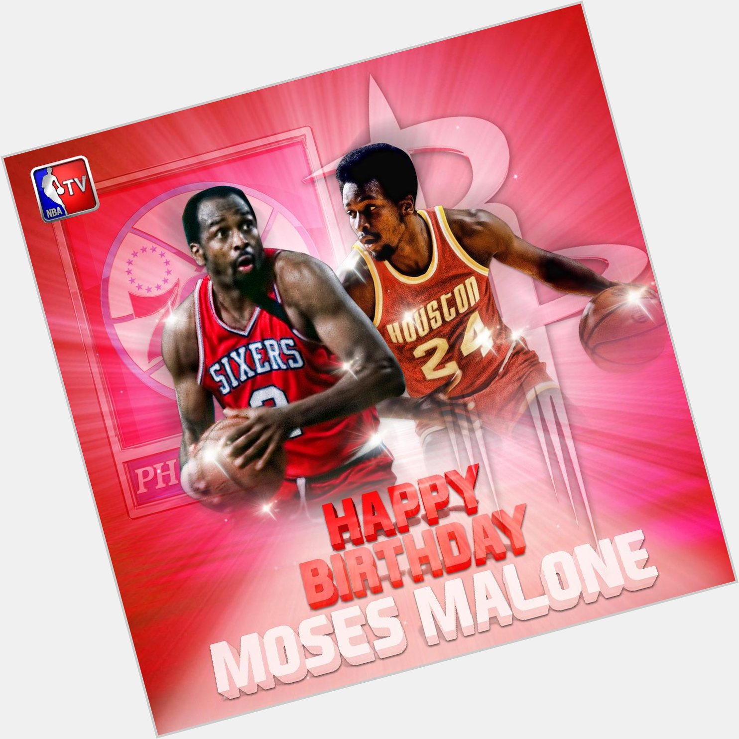 Happy 60th Birthday to NBA legend Moses Malone! 
