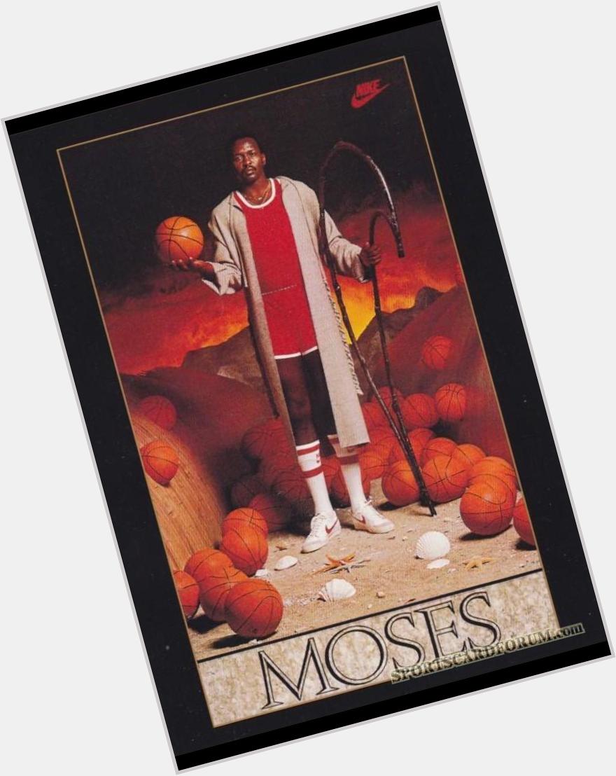 Happy birthday to the first person to go from high school straight to the NBA Moses Malone 