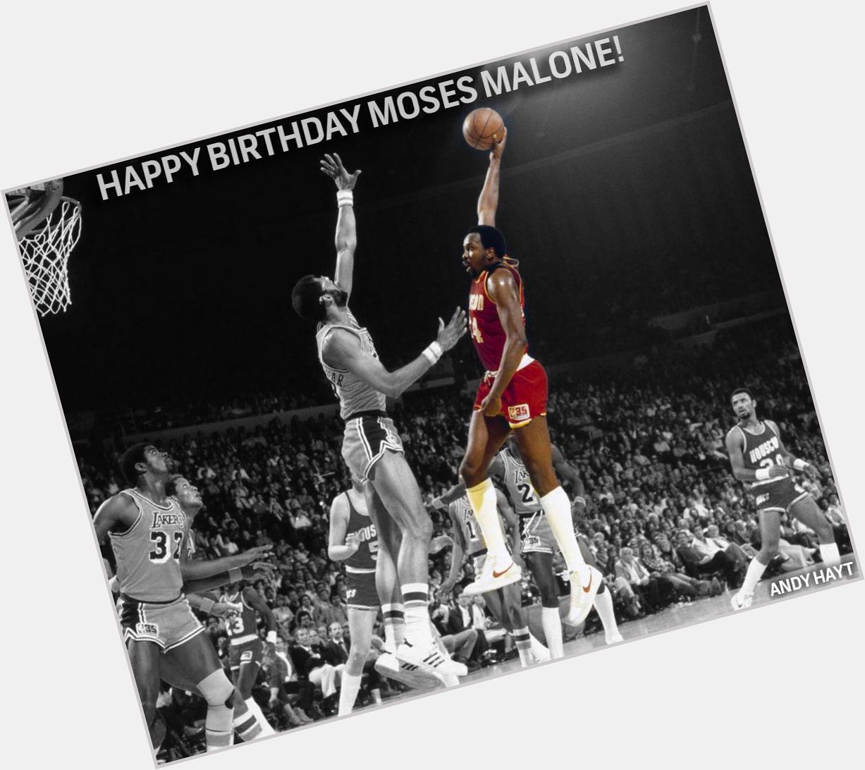 Happy Birthday Moses Malone! 