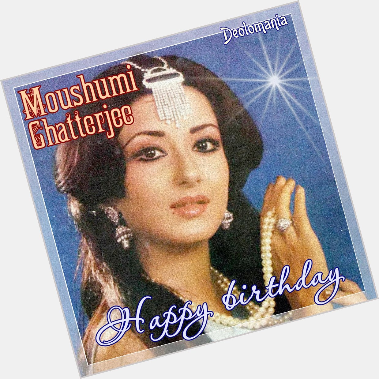  Wishing a very happy birthday to wonderful Moushumi Chatterjee    