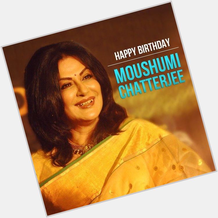 Happy 73rd Birthday to Indian Actress,
Moushumi Chatterjee Ji.      