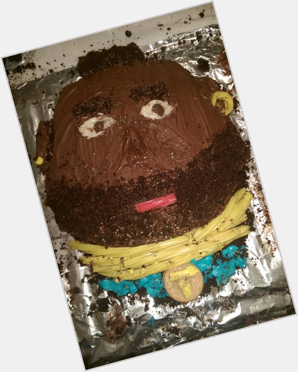  Happy Birthday Mr. T! We made this cake for you!!!!!! I pity the fool who doesn\t come to this party! 