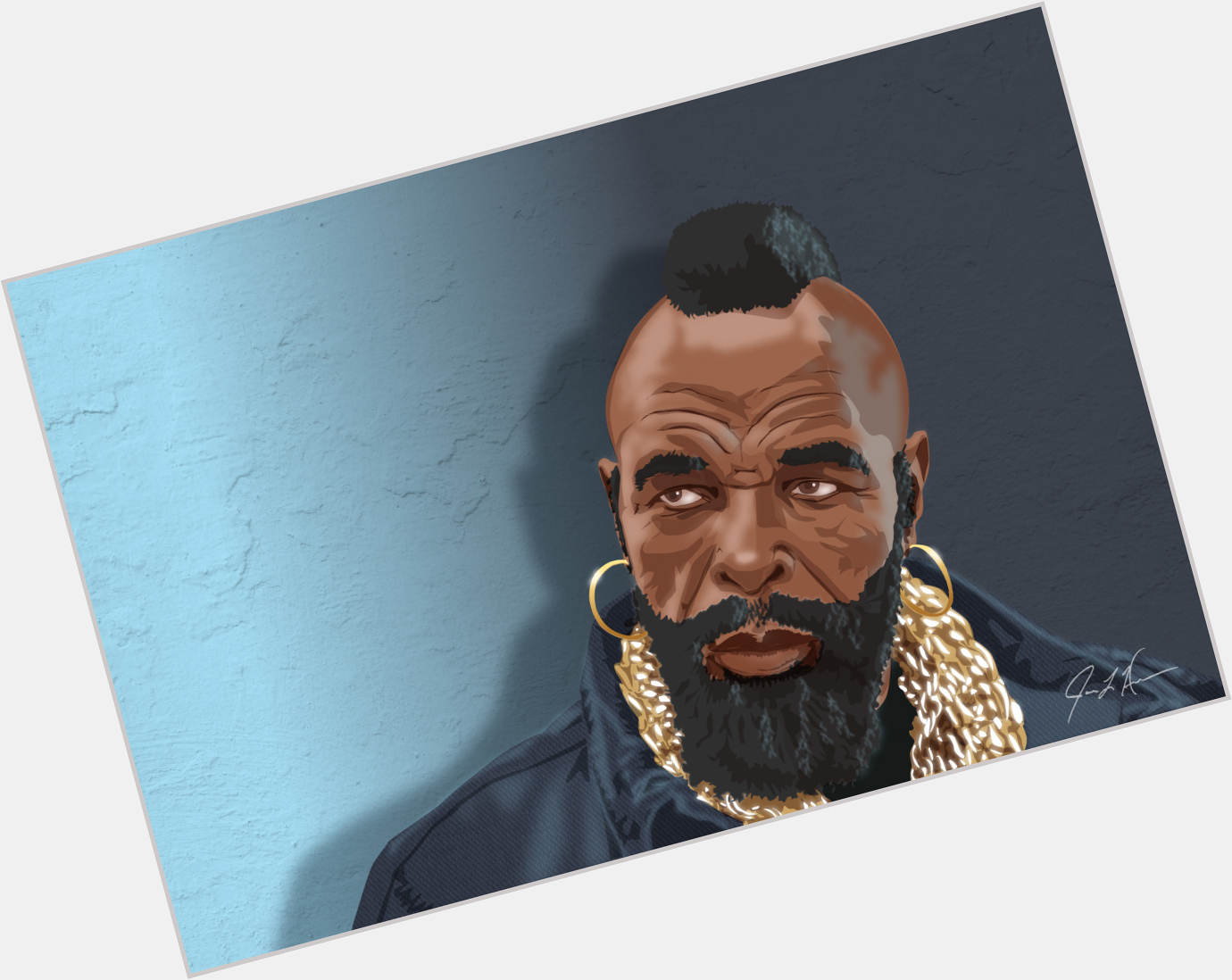 Happy belated birthday to Mr. T!
71 years of pitying fools.
(with an old, old illustration of him) 