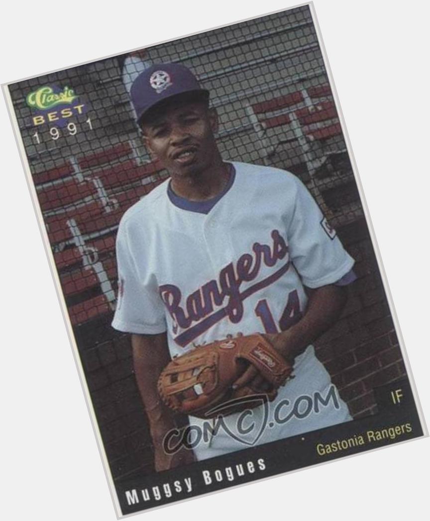 Happy birthday to Muggsy Bogues, who gave us this amazing baseball card in 1991:  