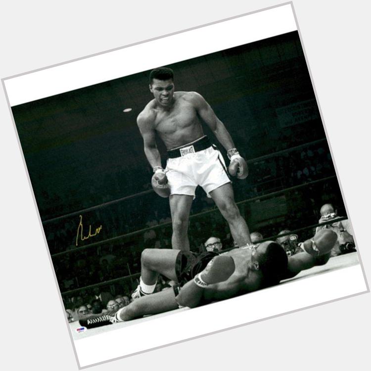 \"He who is not courageous enough to take risks will accomplish nothing in life.\" Muhammad Ali. Happy Birthday Champ!! 