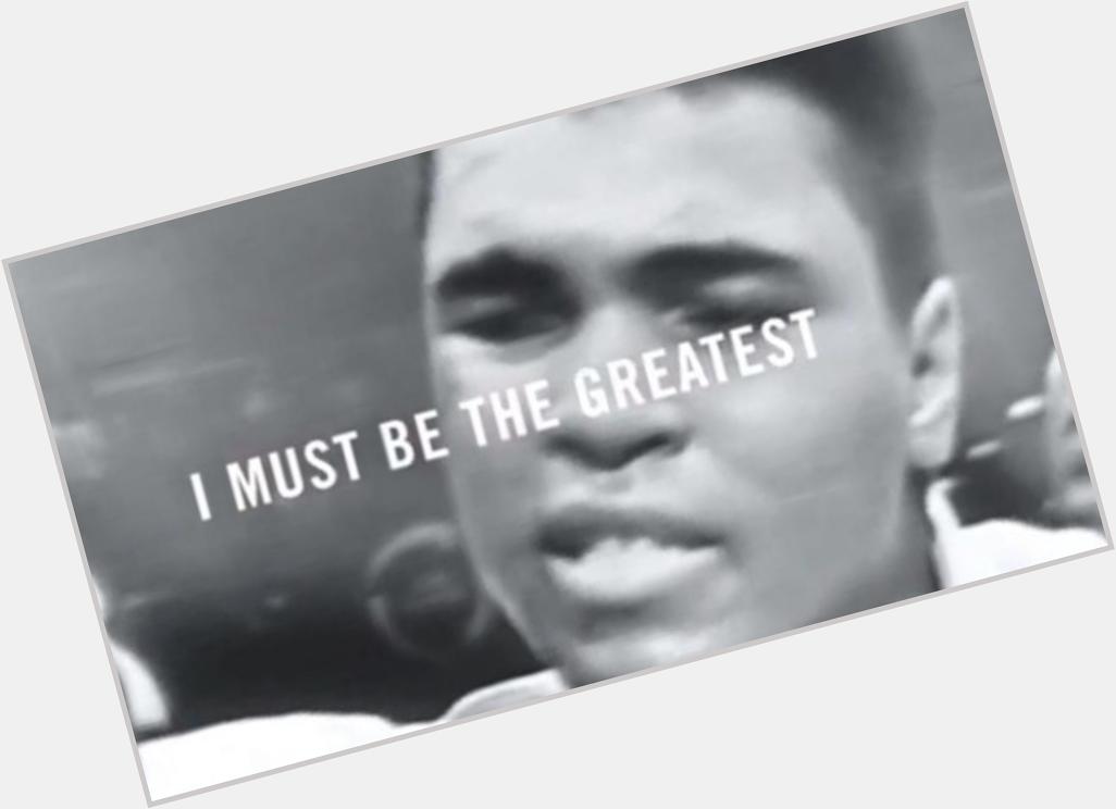 \"I shook up the world.\"
Happy Birthday to my hero, the greatest.
Muhammad Ali.  