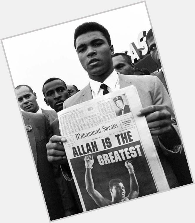 Happy birthday to the Greatest. 
There\ll never be another Muhammad Ali. 