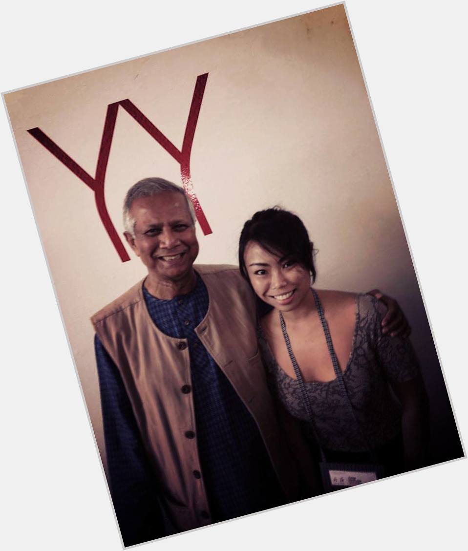 Happy birthday to my idol, Muhammad Yunus! Thank you for being an inspiration to all of us. :) 