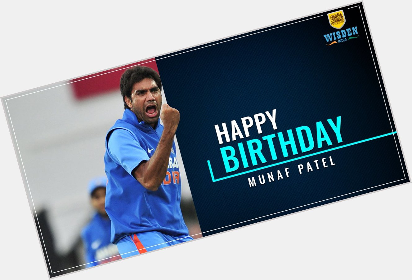 Happy Birthday to Indian pacer and 2011 winner Munaf Patel. 