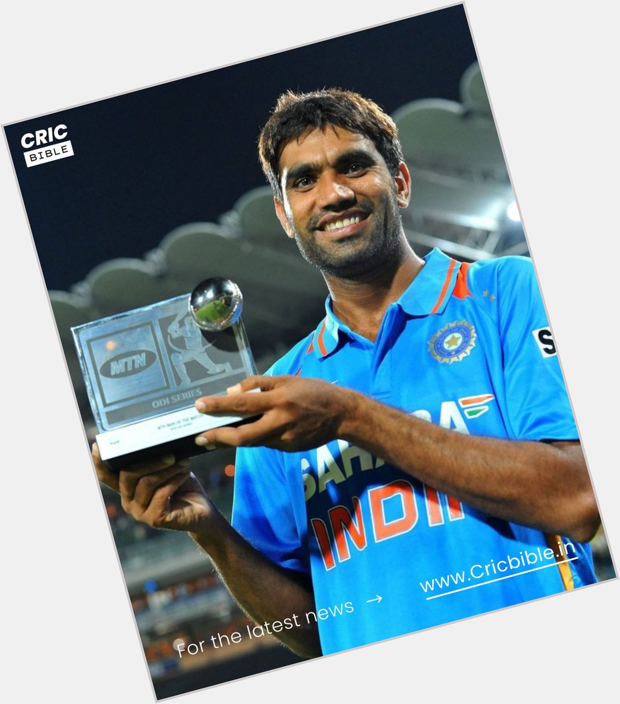 Happy 40th birthday to India\s unsung hero of the 2011 World Cup, Munaf Patel! 