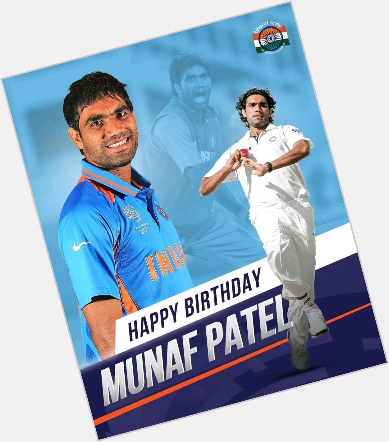 Happy birthday munaf Patel    