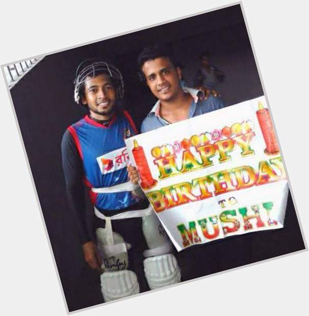 Wish u Happy birthday     Mushfiqur Rahim     