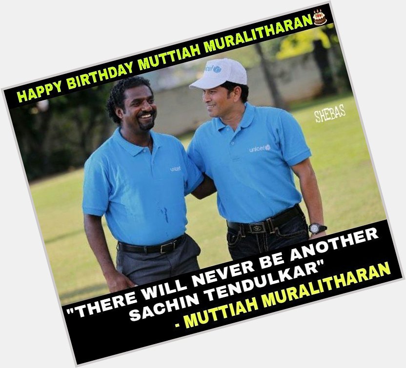Happy Birthday Muttiah Muralitharan  