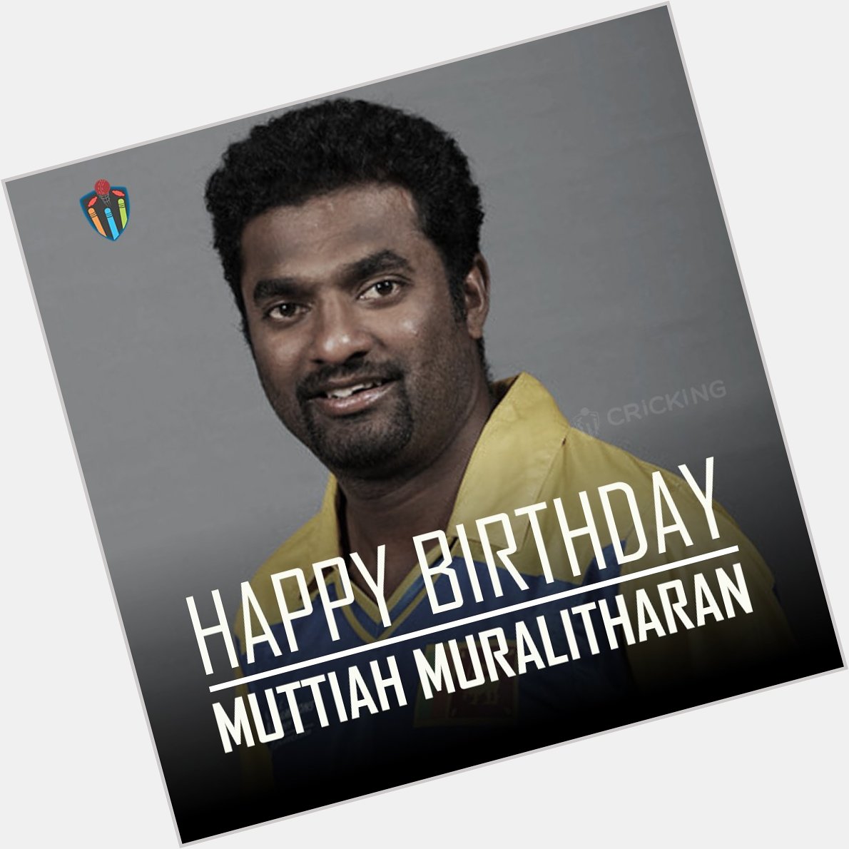 Happy Birthday Muttiah Muralitharan. The former Sri Lankan cricketer turns 45 today. 