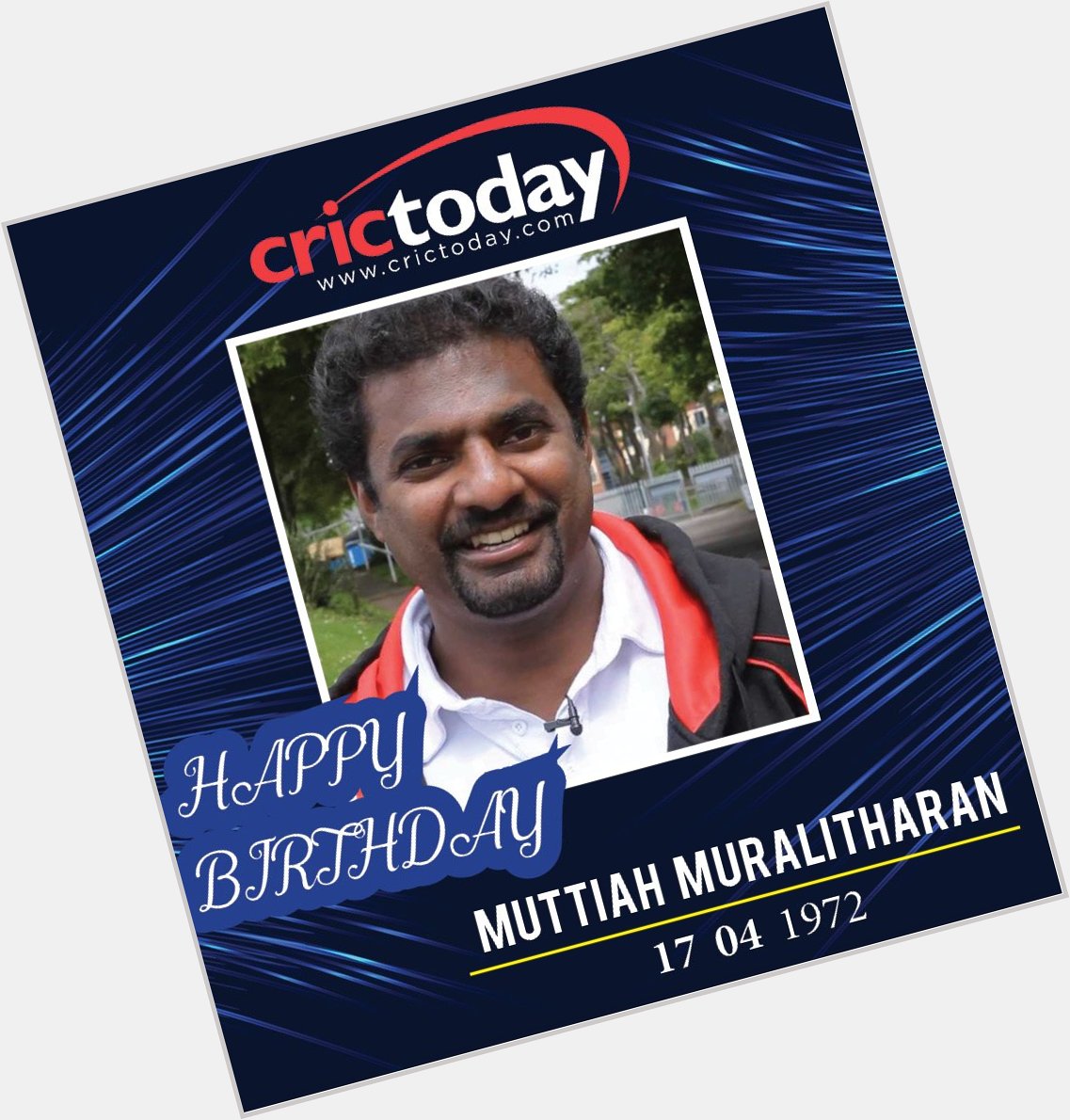  Happy Birthday Muttiah Muralitharan 