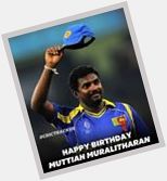 Happy birthday, Muttiah Muralitharan!...  
