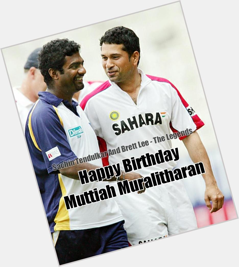 Happy Birthday Muttiah Muralitharan :) 