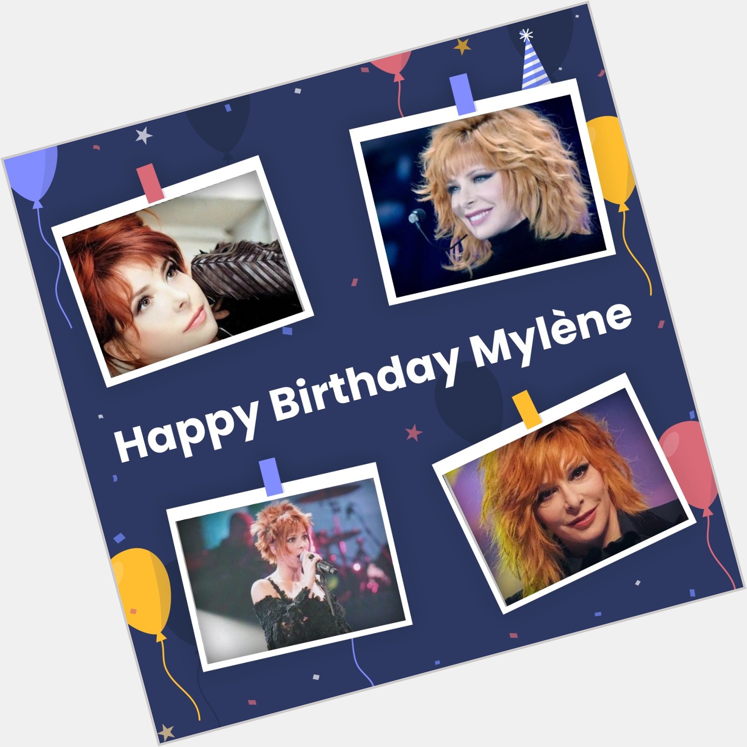 Née en 1961 : 61 ans aujourd\hui Happy Birthday Mylène Farmer   