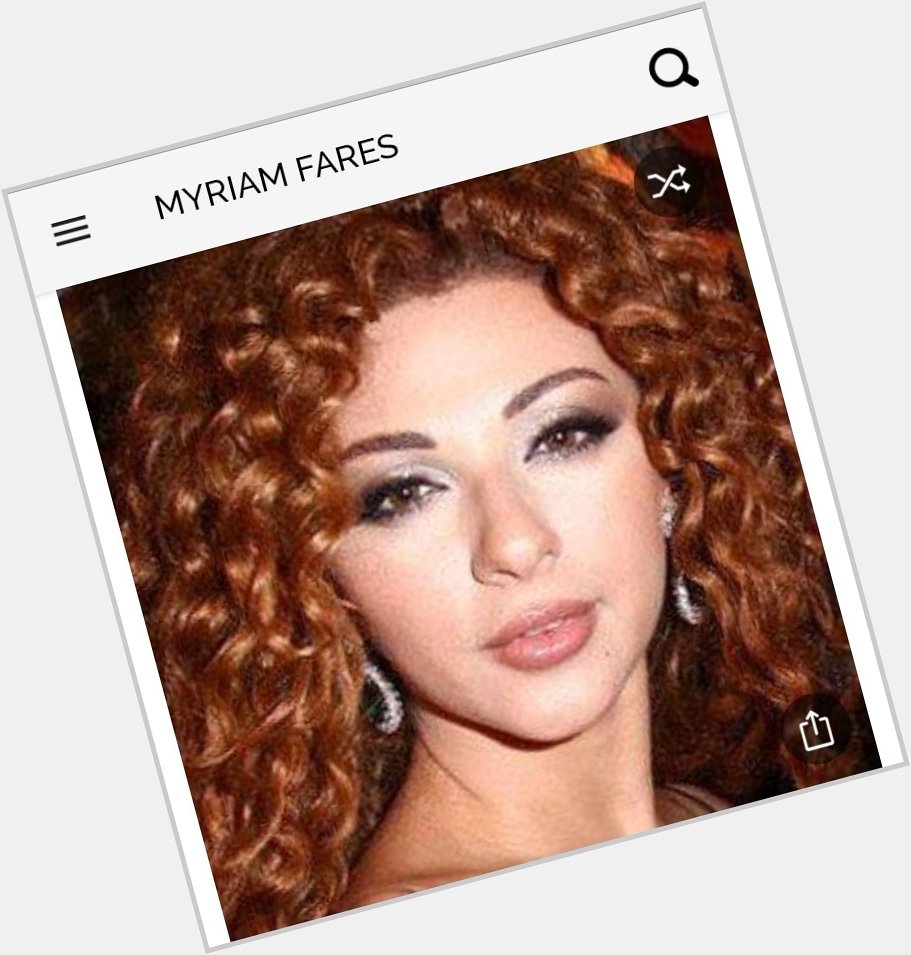Happy birthday to this great singer. Happy birthday to Myriam Fares 