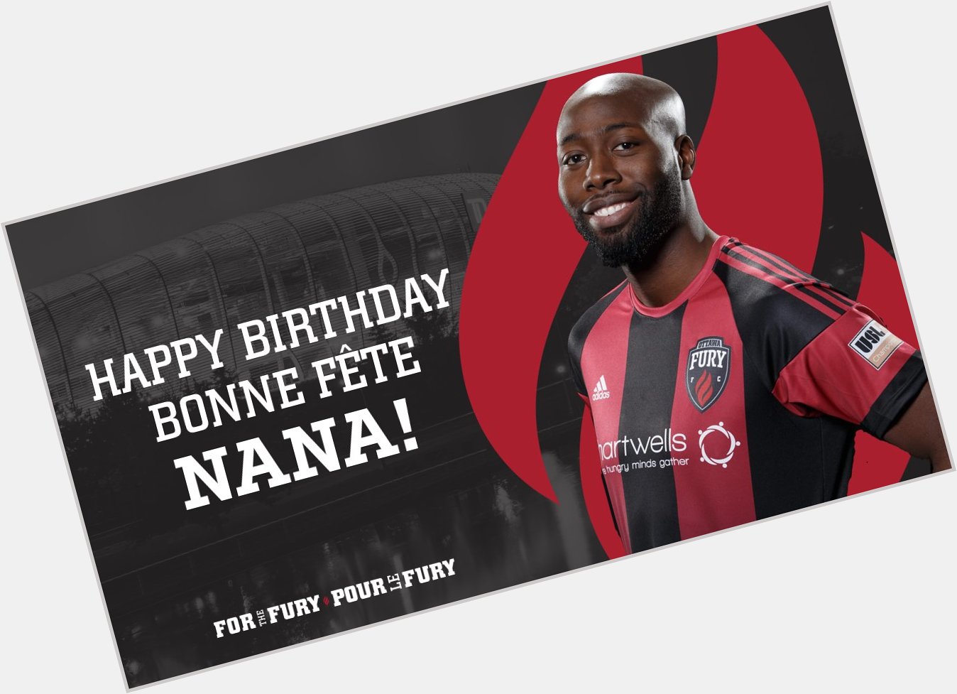 Wishing defender Nana Attakora a very Happy Birthday today!      