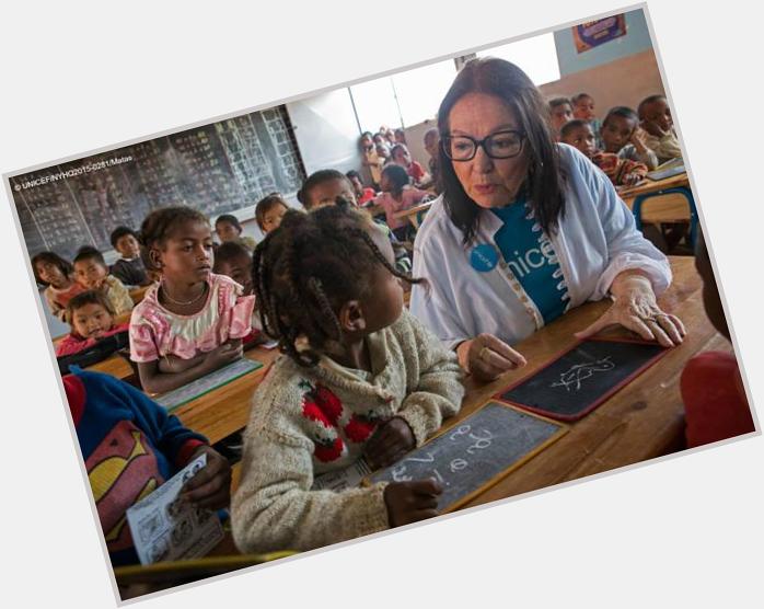 Happy birthday to our Goodwill Amb Nana Mouskouri! Thank you for all your work for children  