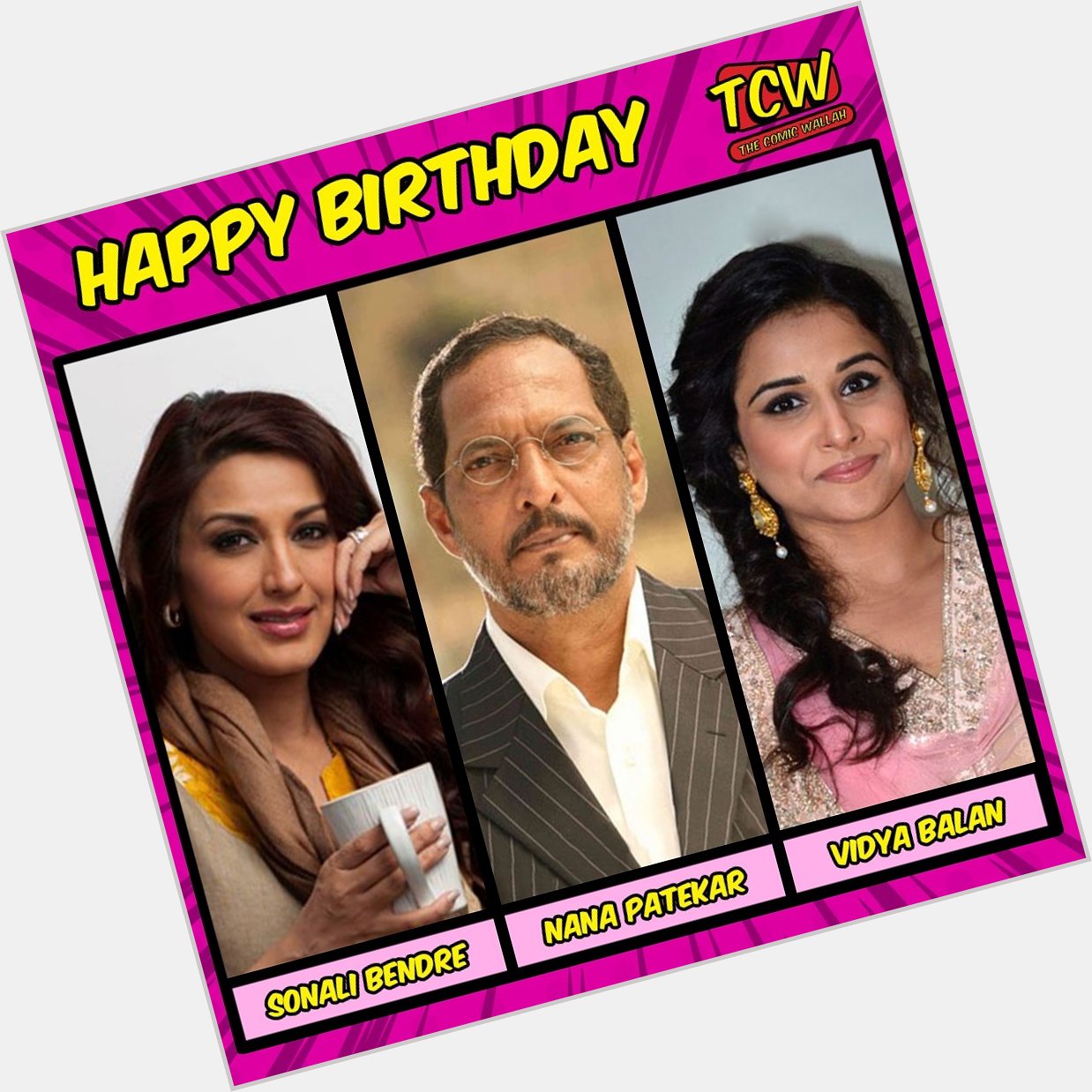 Wishing these versatile actors a very Happy Birthday Nana Patekar &  