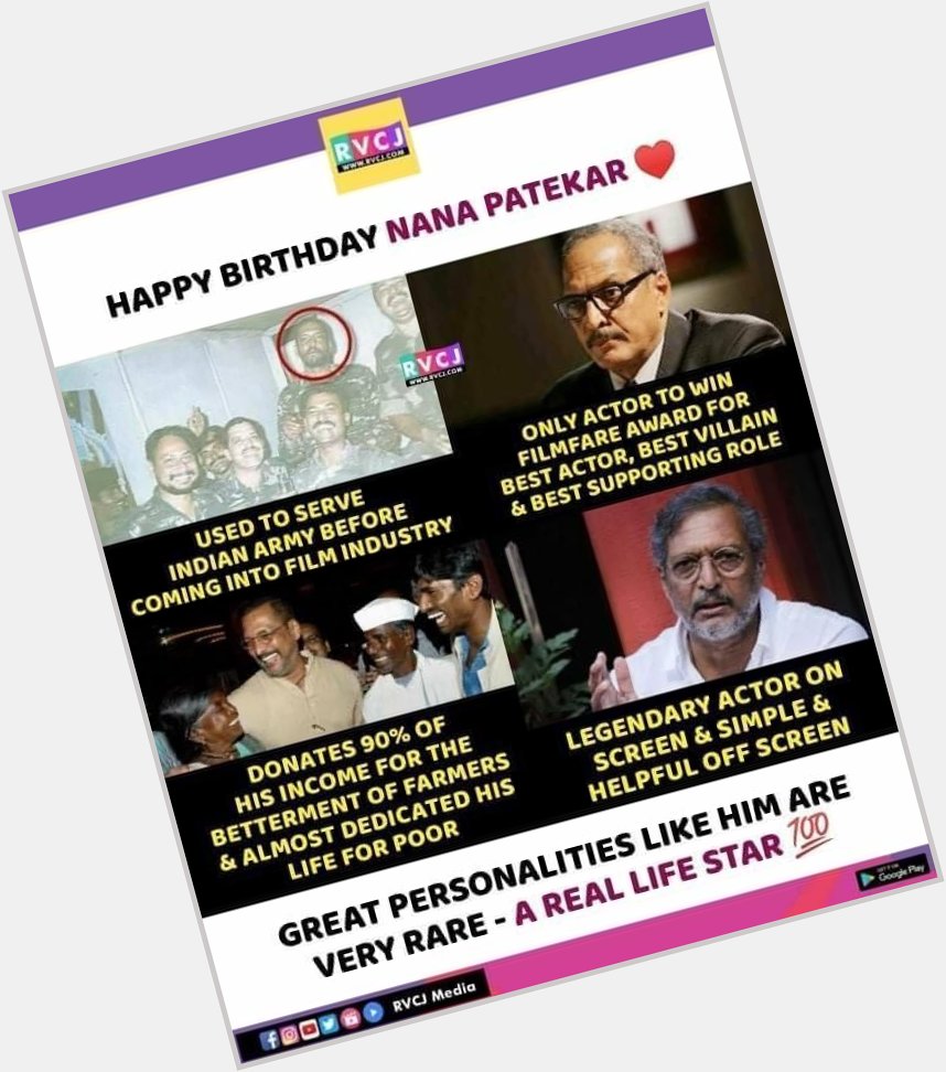 Happy Birthday Nana Patekar      