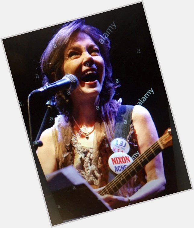 Happy birthday to Nanci Griffith today, playing both sides politically here. 