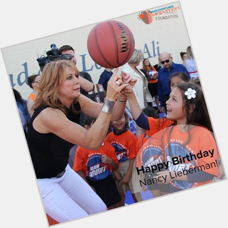 We want to wish Nancy Lieberman a happy birthday! Thank you for all that you do with the WorldVentures Foundation! 