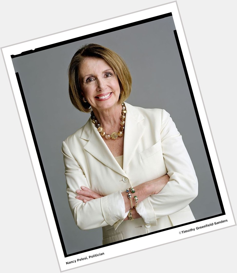 Happy 80th birthday Nancy Pelosi. Are you sure you are 80? Looking good. 