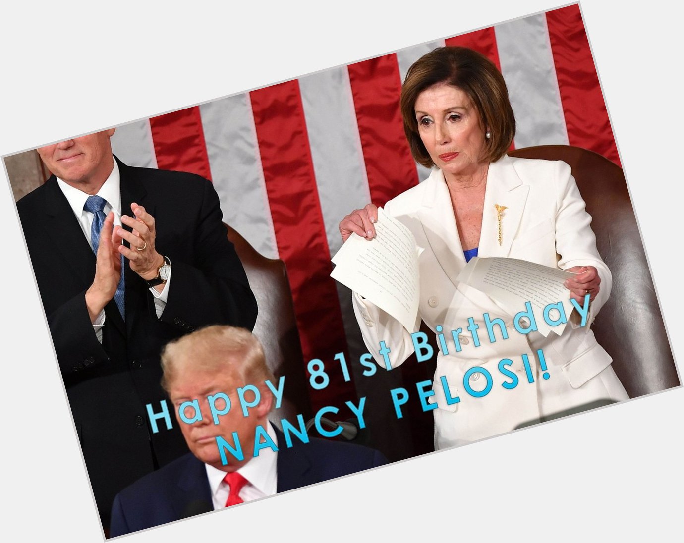 Happy 81st Birthday to Speaker Nancy Pelosi! 