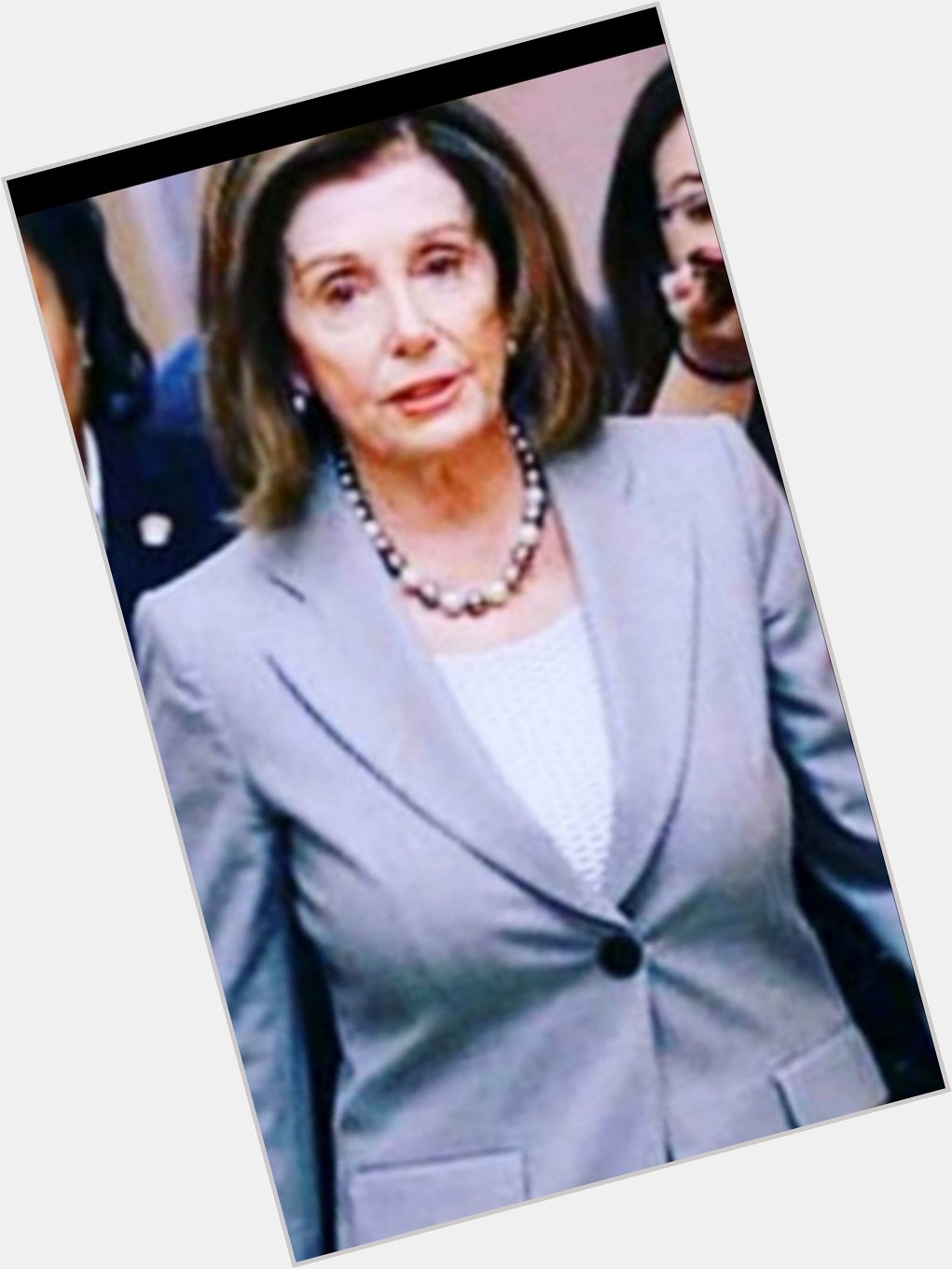 Happy 83rd Birthday, Nancy Pelosi & here\s hoping that button holds. 