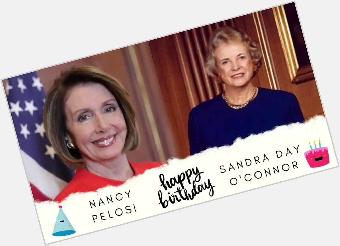 Happy Birthday to our Inductees Nancy Pelosi and Sandra Day O\Connor!  
