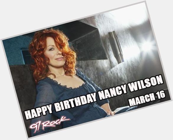 Happy birthday Nancy Wilson! 