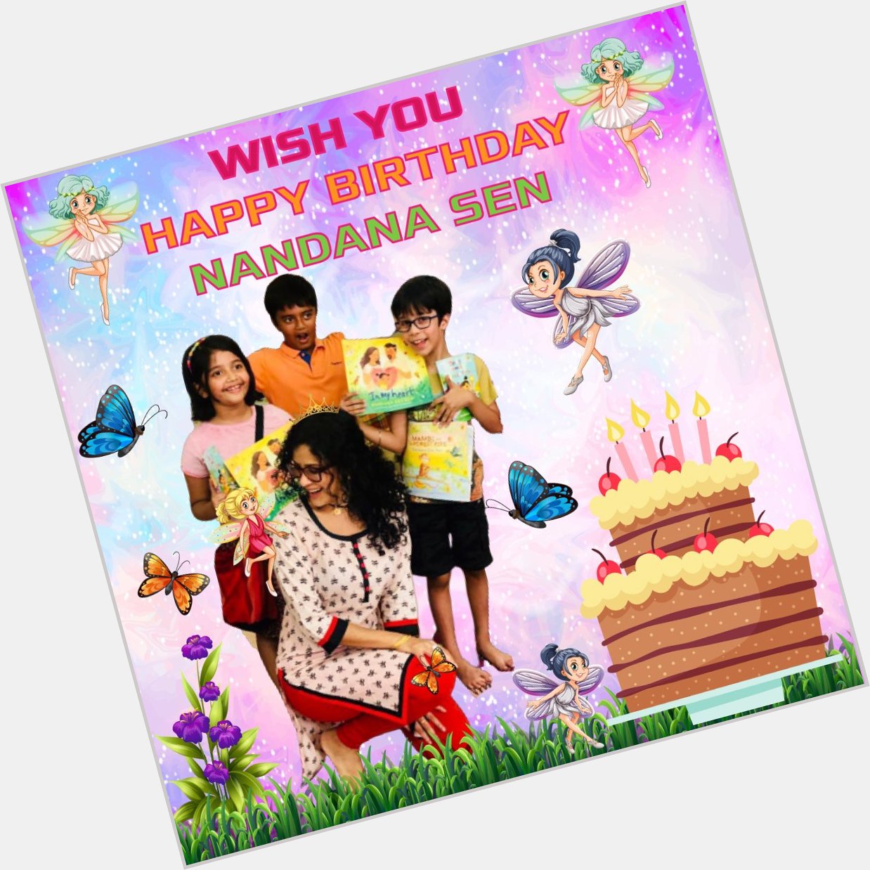  Wish you happy birthday Nandana Sen...I wish you always surround with angles... 