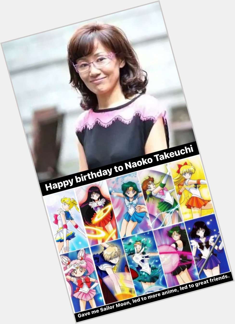 Happy birthday to the one and only Naoko Takeuchi!       