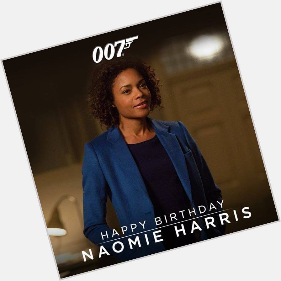 Happy Birthday Naomi Harris .. 

James Bond Suits 