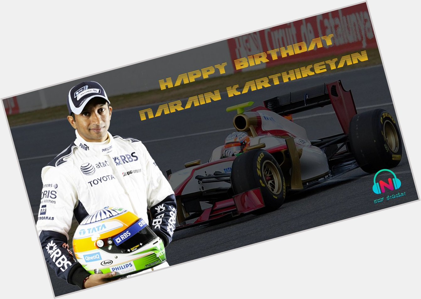 Happy Birthday Narain Karthikeyan      