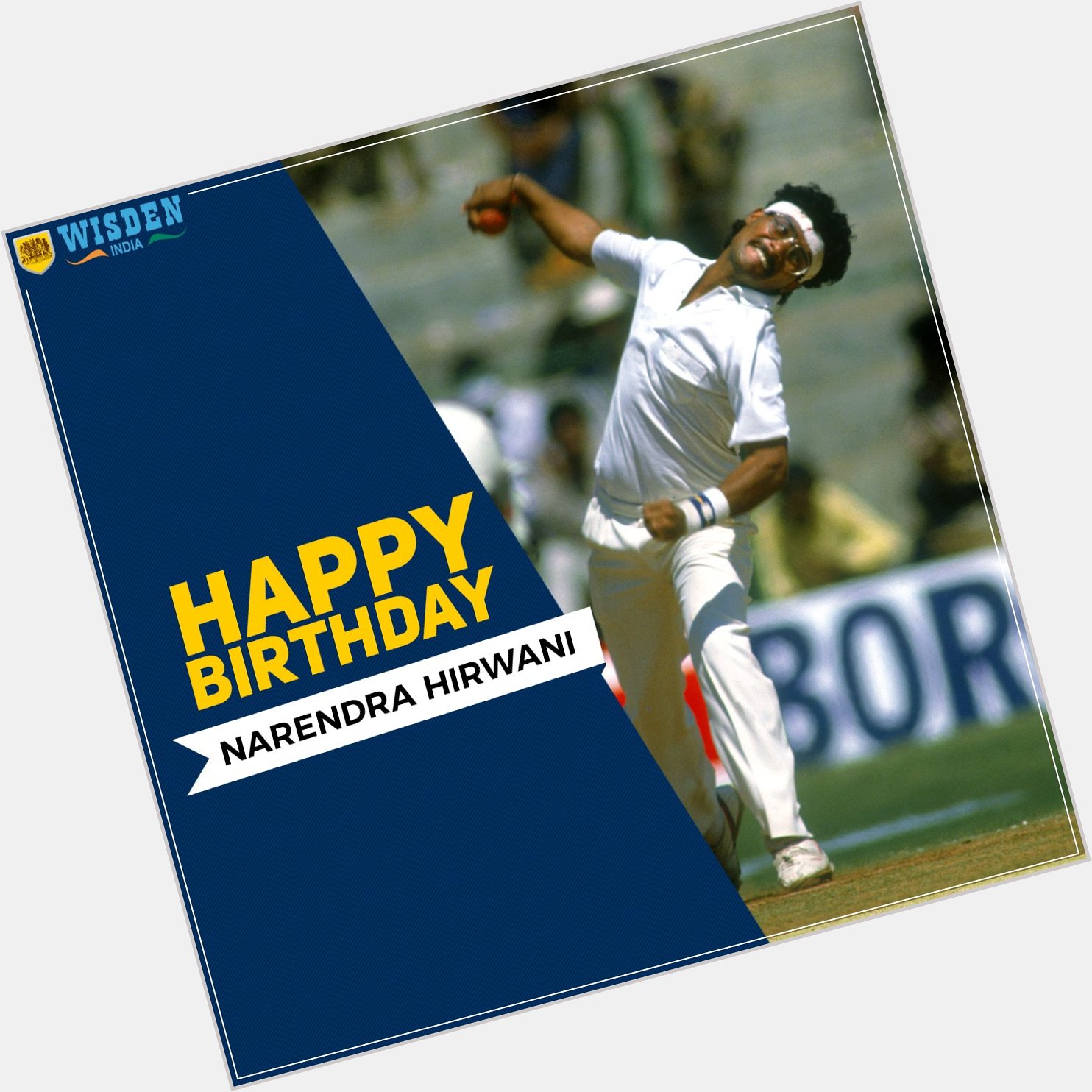 His 16/136 are the best figures for a debutant in tests, Happy Birthday Narendra Hirwani! 
