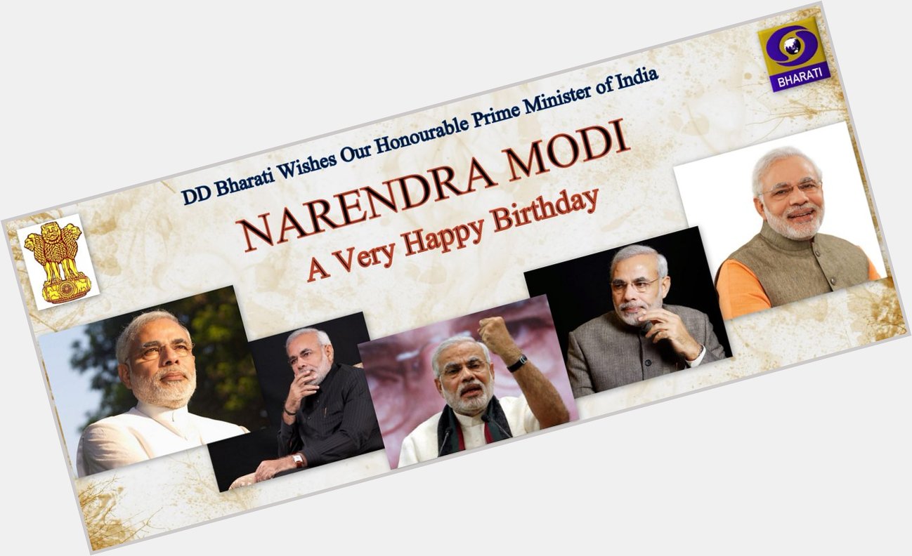 DD Bharati Wishes Prime Minister of India, Sh. Narendra Modi a Very Happy Birthday 