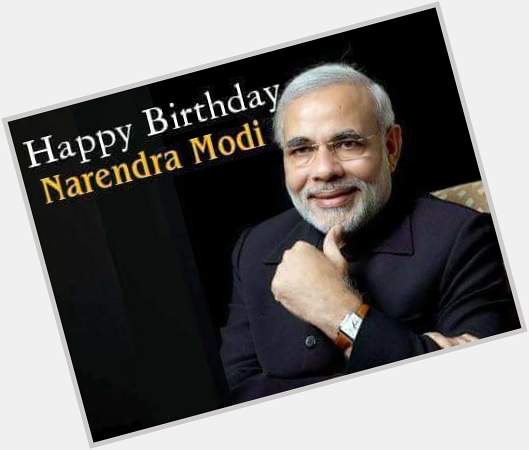   Happy birthday Narendra Modi ji 