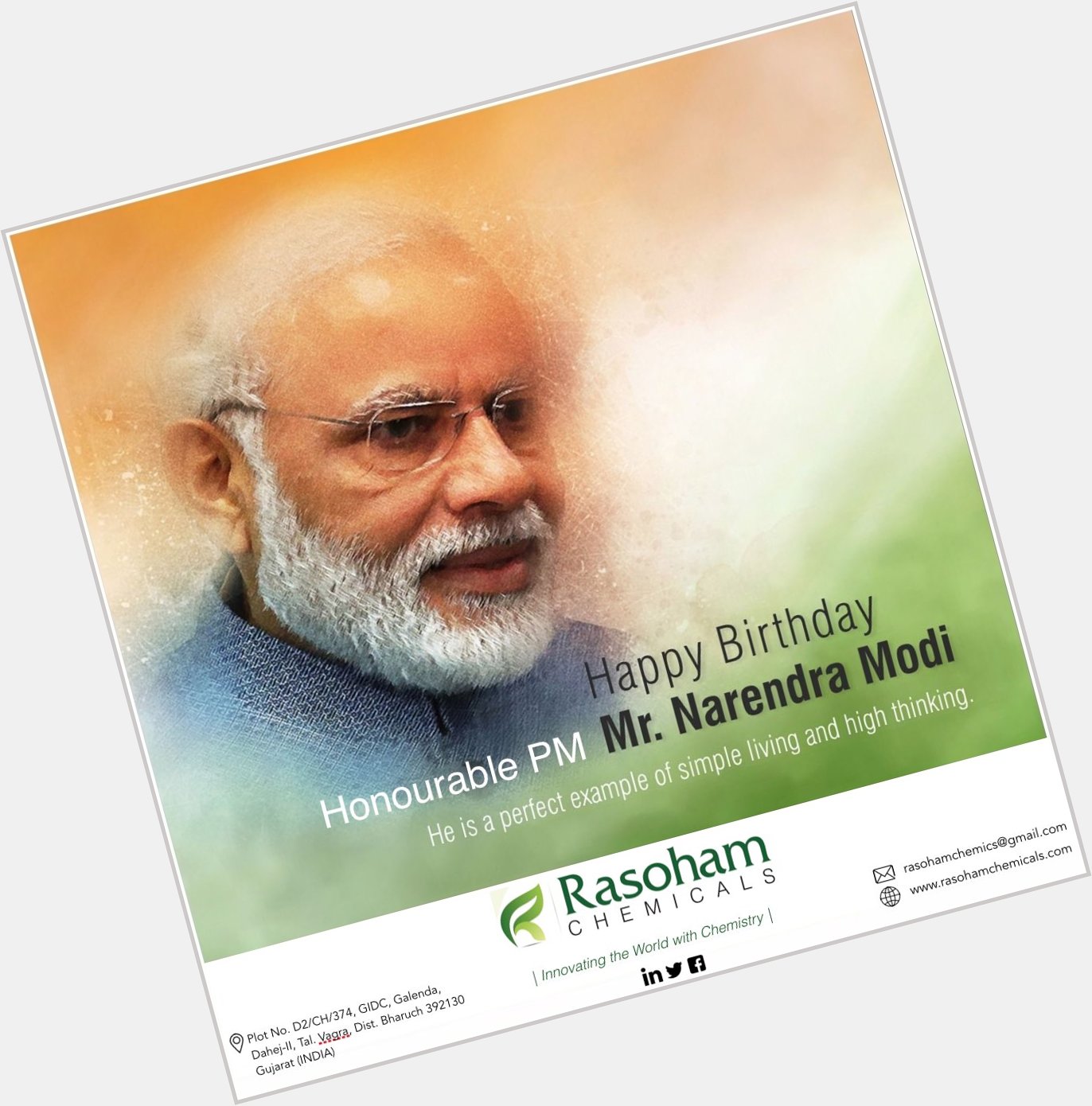 Happy Birthday to Honourable PM Mr. Narendra Modi    