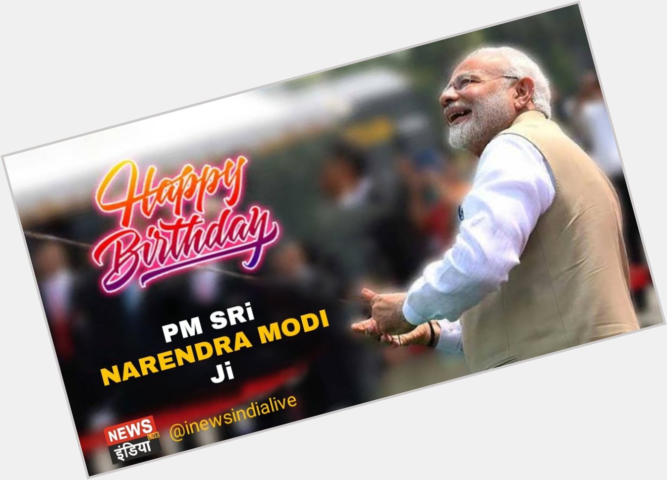 Happy Birthday PM Sri Narendra Modi ji....   