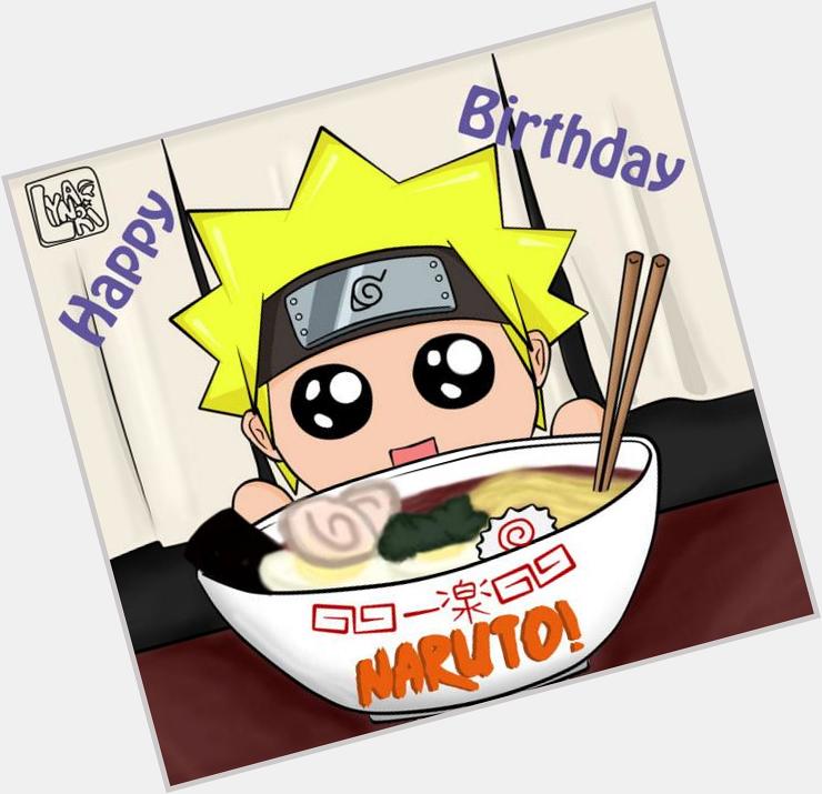 Happy birthday Naruto Uzumaki !!!! 