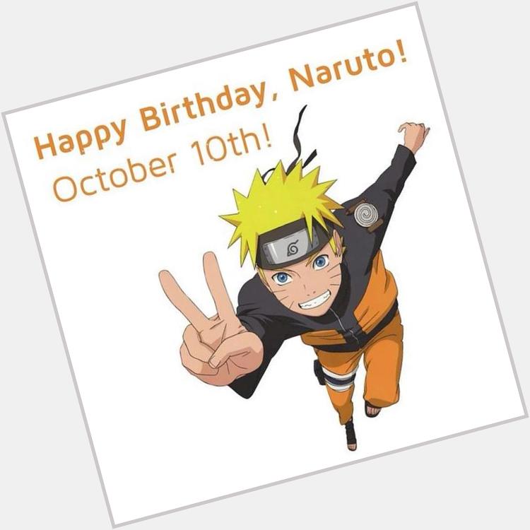 Happy birthday Naruto Uzumaki xx 