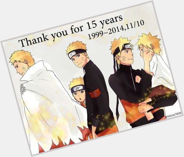 Happy Birthday Naruto Uzumaki thx for 15 years of greatness 